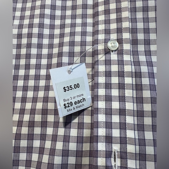 TWO Jos. A. Bank men’s button down NEW 15 1/2 - 35 - Picture 5 of 7